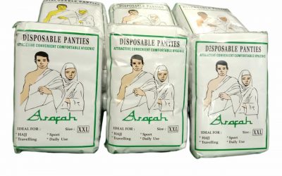 Celana dalam kertas untuk haji / Umroh  Disposible Panties ARAFAH