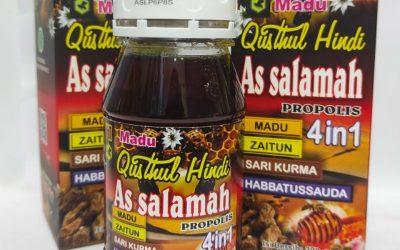 Madu Qusthul Hindi As Salamah 4 in 1 Plus Propolis.