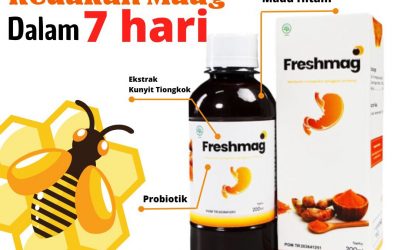 FRESHMAG Madu Lambung Atasi Maag Sekali Seduh