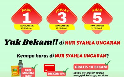 Ingat Jadwal Bekam Sunnah yuuuk!!