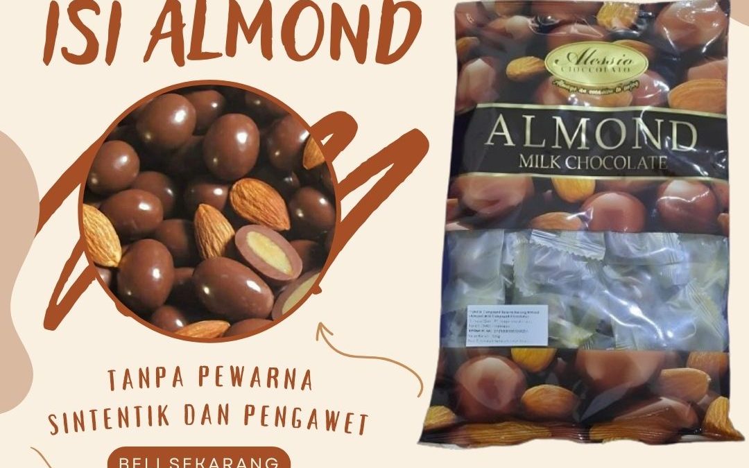 Cokelat Almond Memiliki Kandungan Kacang Kedelai Dan Susu Yang Menyehatkan Tubuh