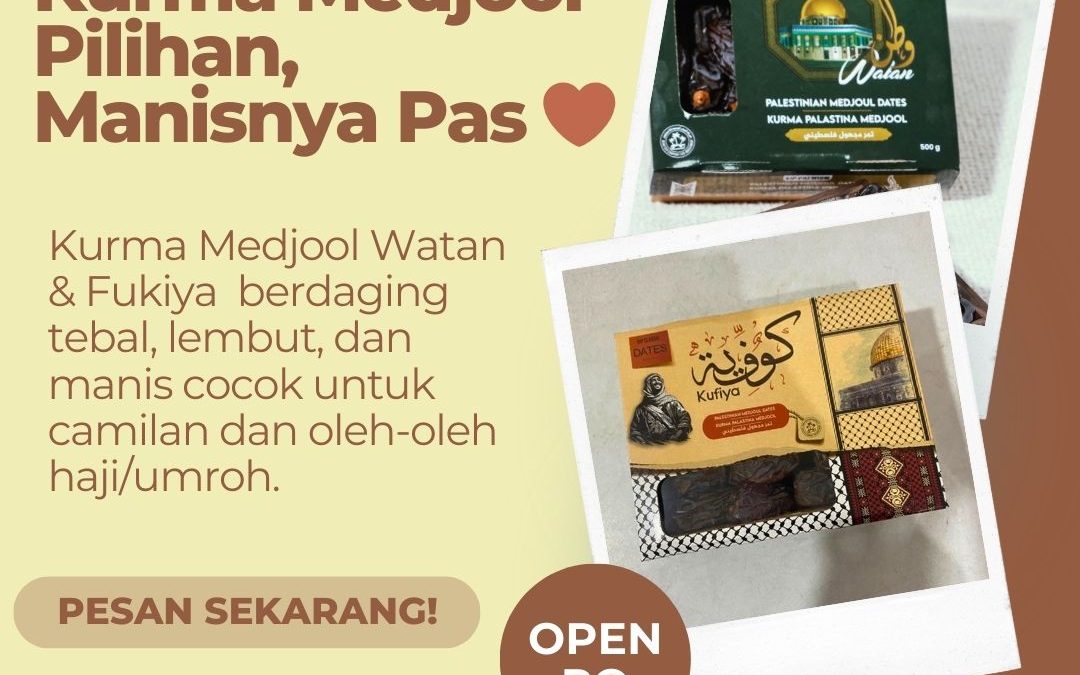 Kurma Medjool Premium, Medjool Watan & Kufiya 🌴